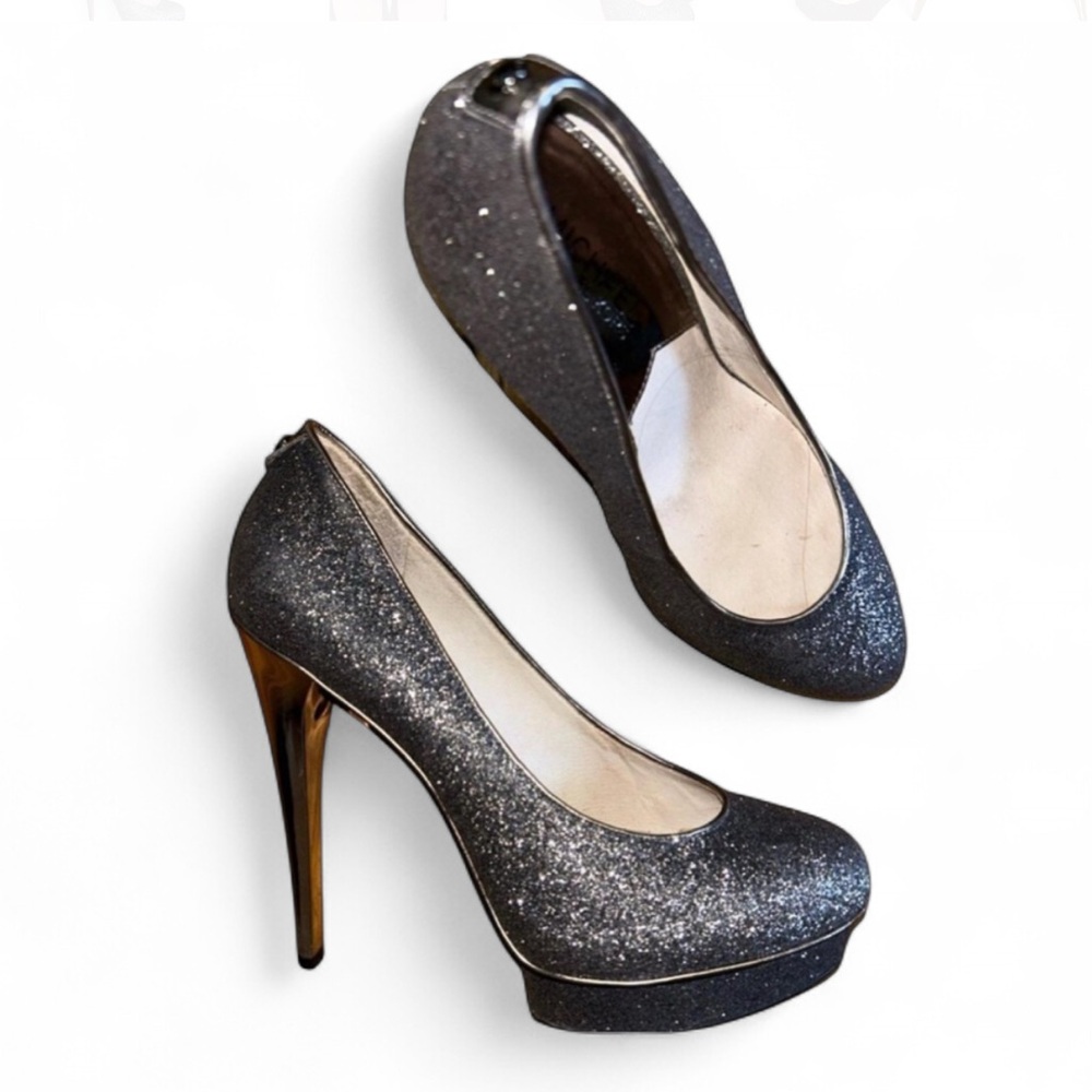 Michael Kors Womens Chantal Platform Pump Heels